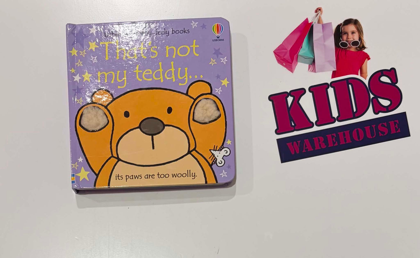 Usborne Touchy-Feely Books That's Not My Teddy... Its Paws Are Too Woolly (Boardbook)