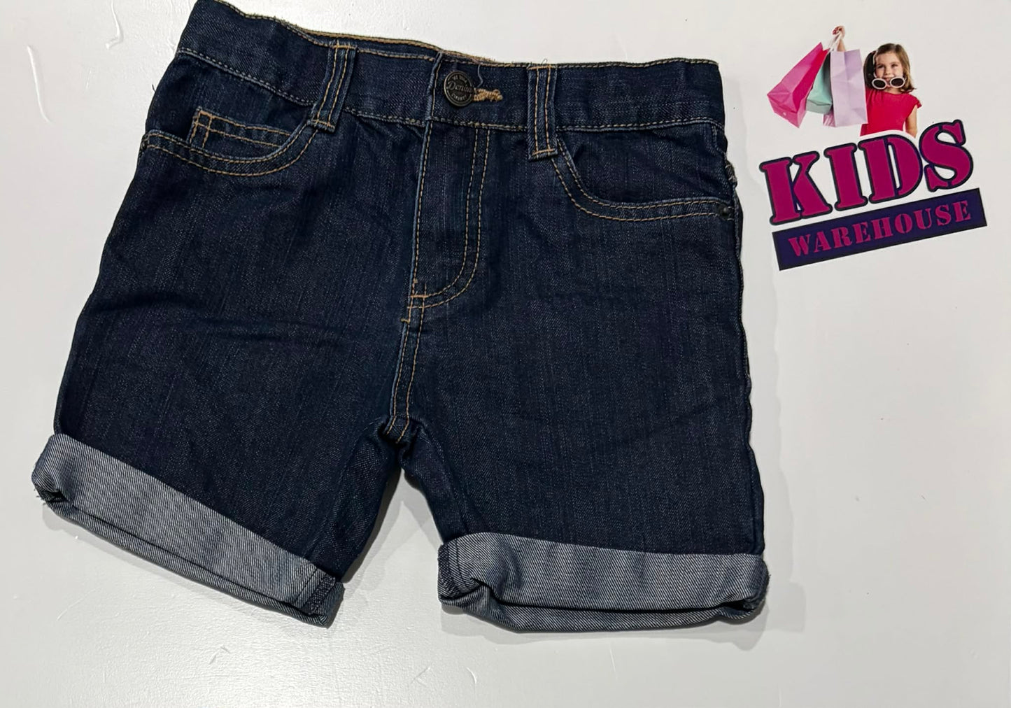 The 1964 Denim Company Dark Blue Denim Shorts Size 4