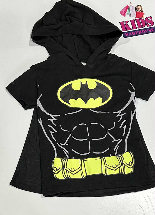 Batman Black & Yellow Hoodie Size 4