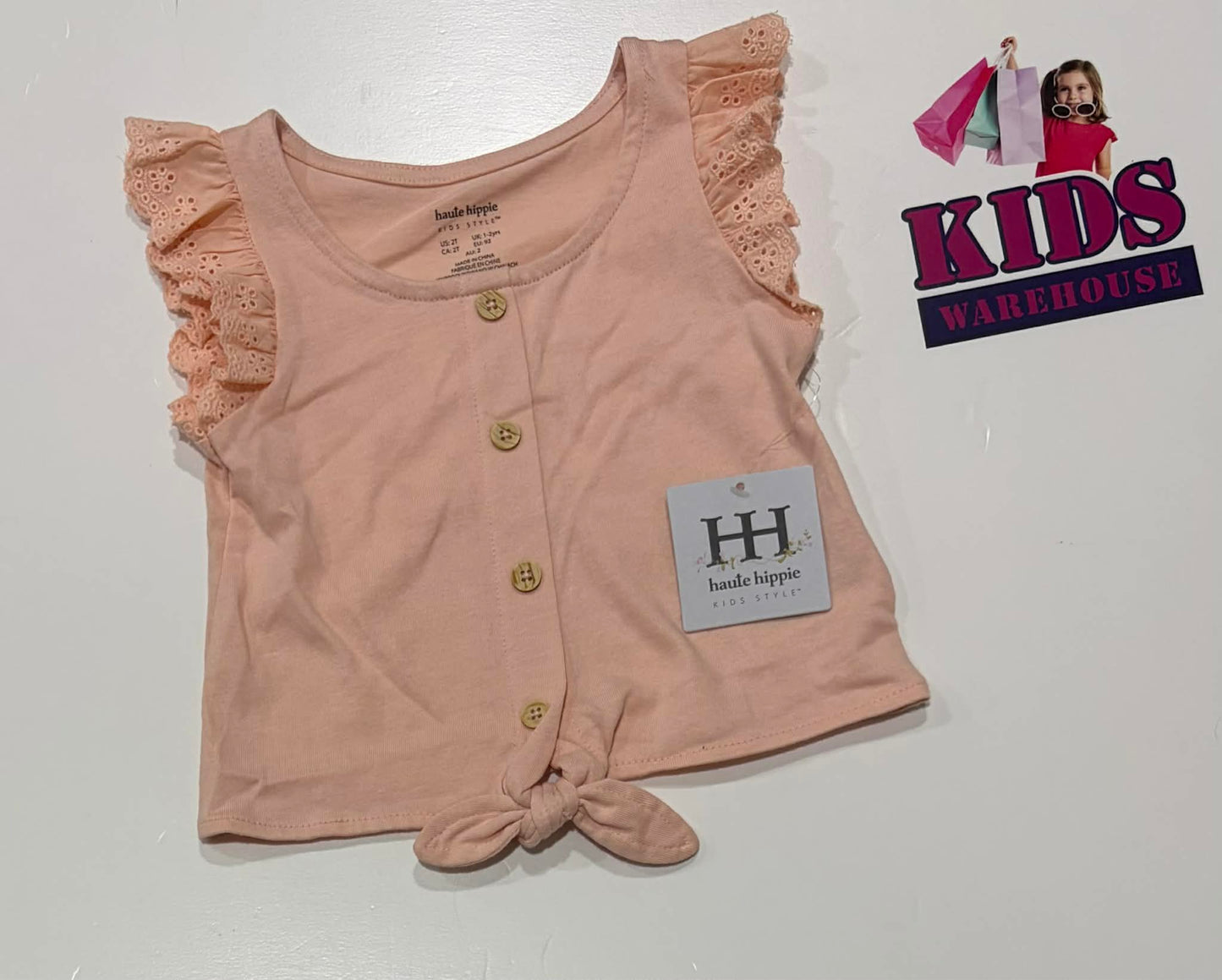 Haute Hippie Pink Sleeveless Button Up Top Size 2