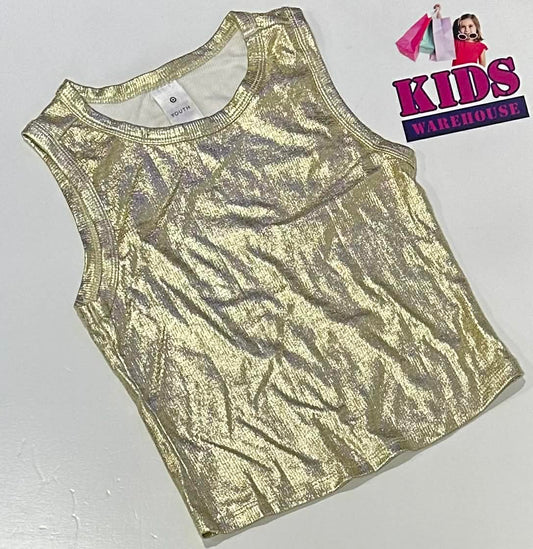 Target Sparkly Golden Singlet Size 10