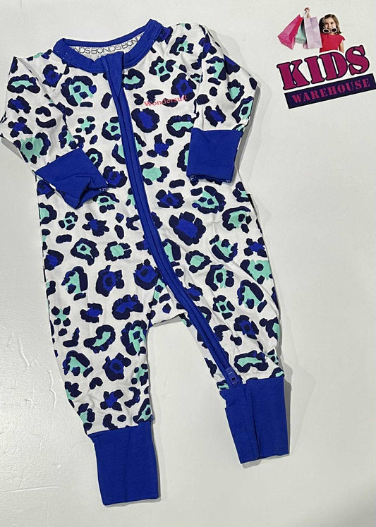Bonds White & Blue Wondersuit Size 000