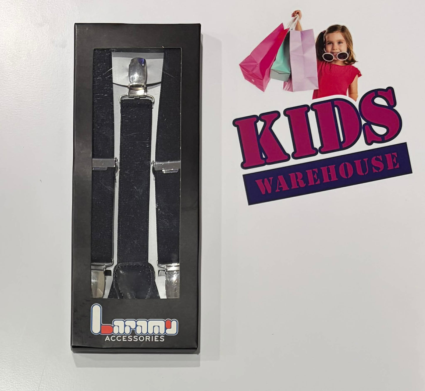 Laranu Accessories Black Braces