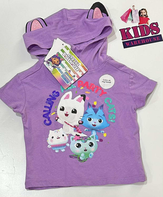 New Dreamworks Gabby’s Dollhouse Purple Hoodie Size 1