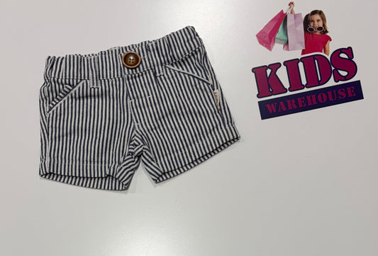 Henry White, Black Stripe Shorts Size 000