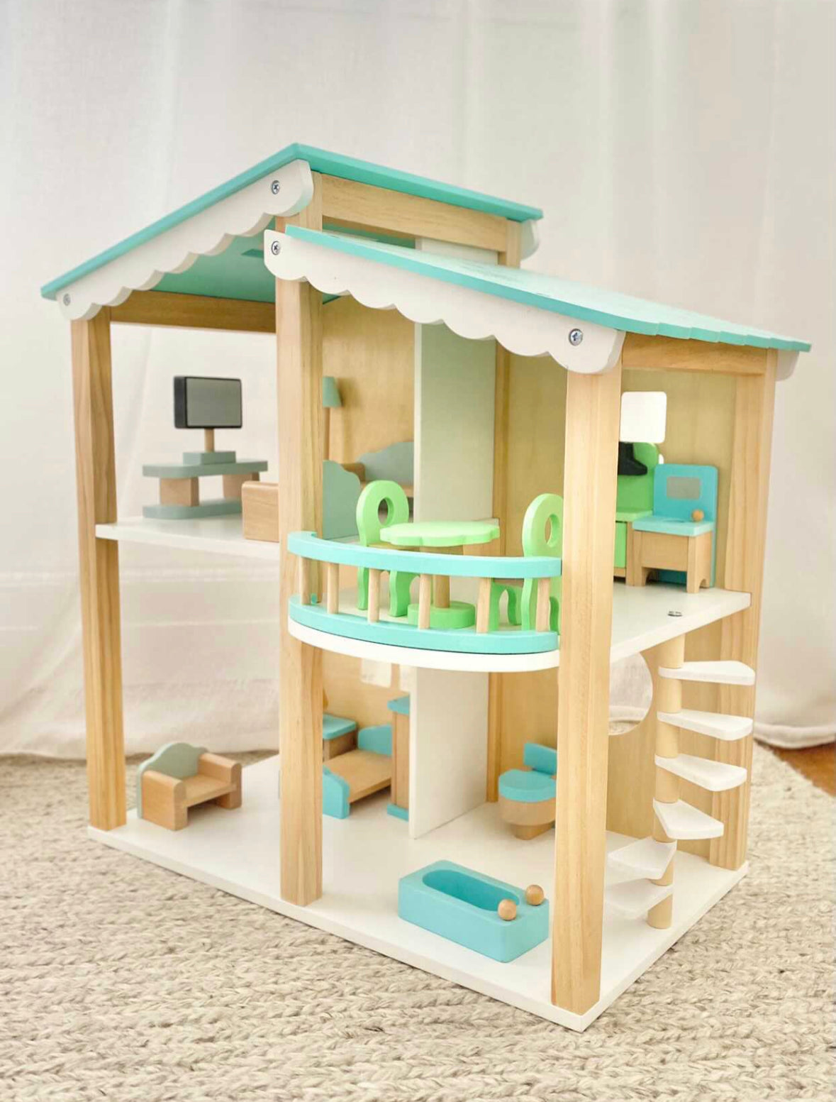 New Wooden May Doll House (House & Accessories)