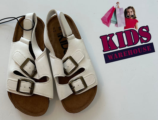 New Cotton On White Sandals Dize US12/UK11 (Child)