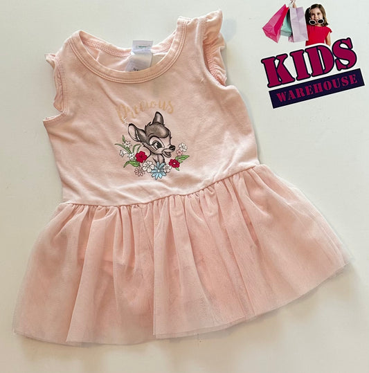 Disney Bambi Pink Tutu Dress Size 000