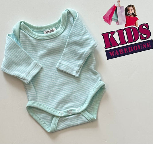 Premature Green Stripe Bodysuit Size 00000