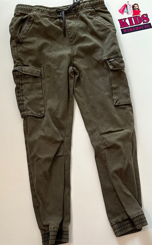 M-One-11 Green Cargo Pants Size 8