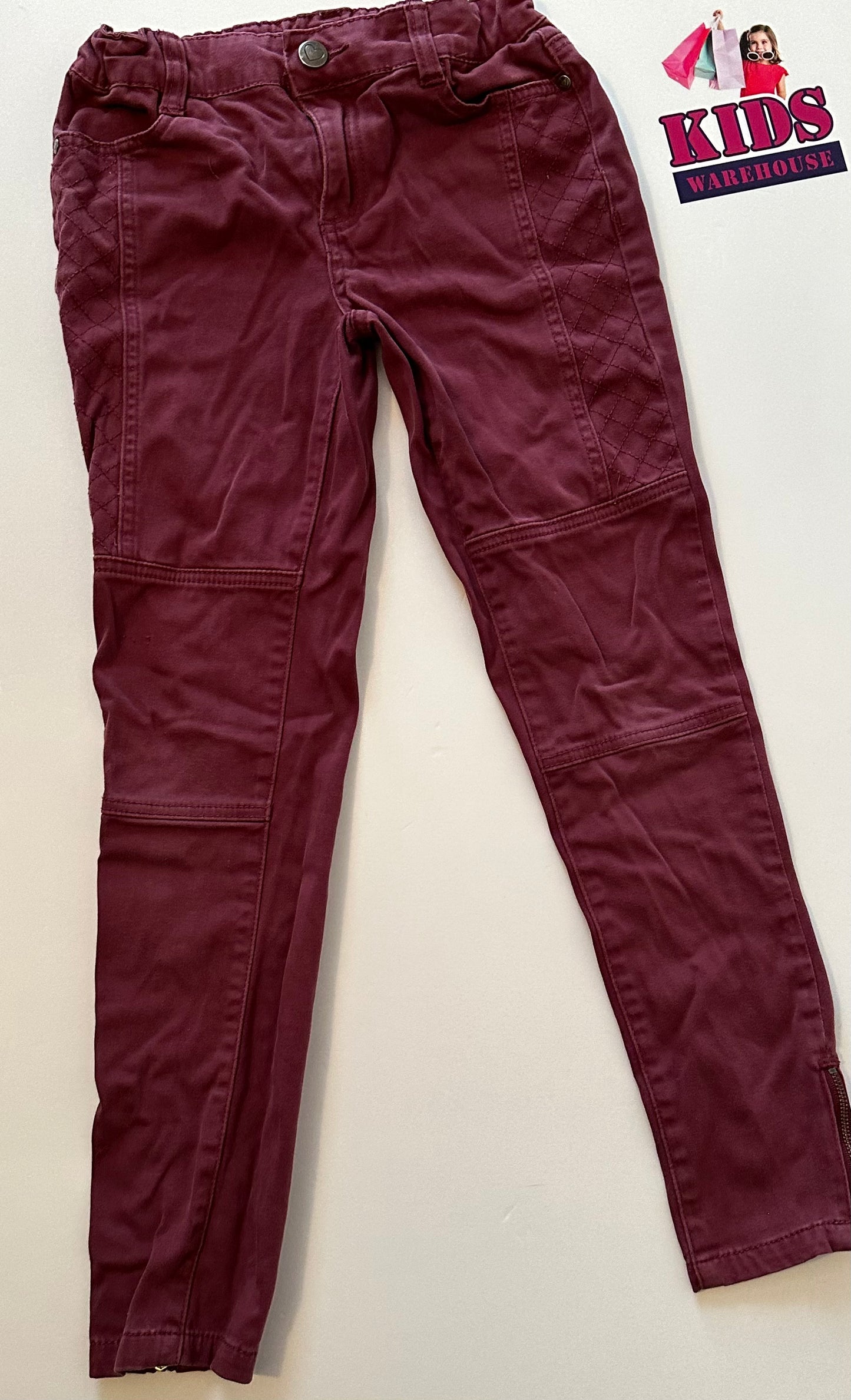 Tilii Burgundy Pants Size 10