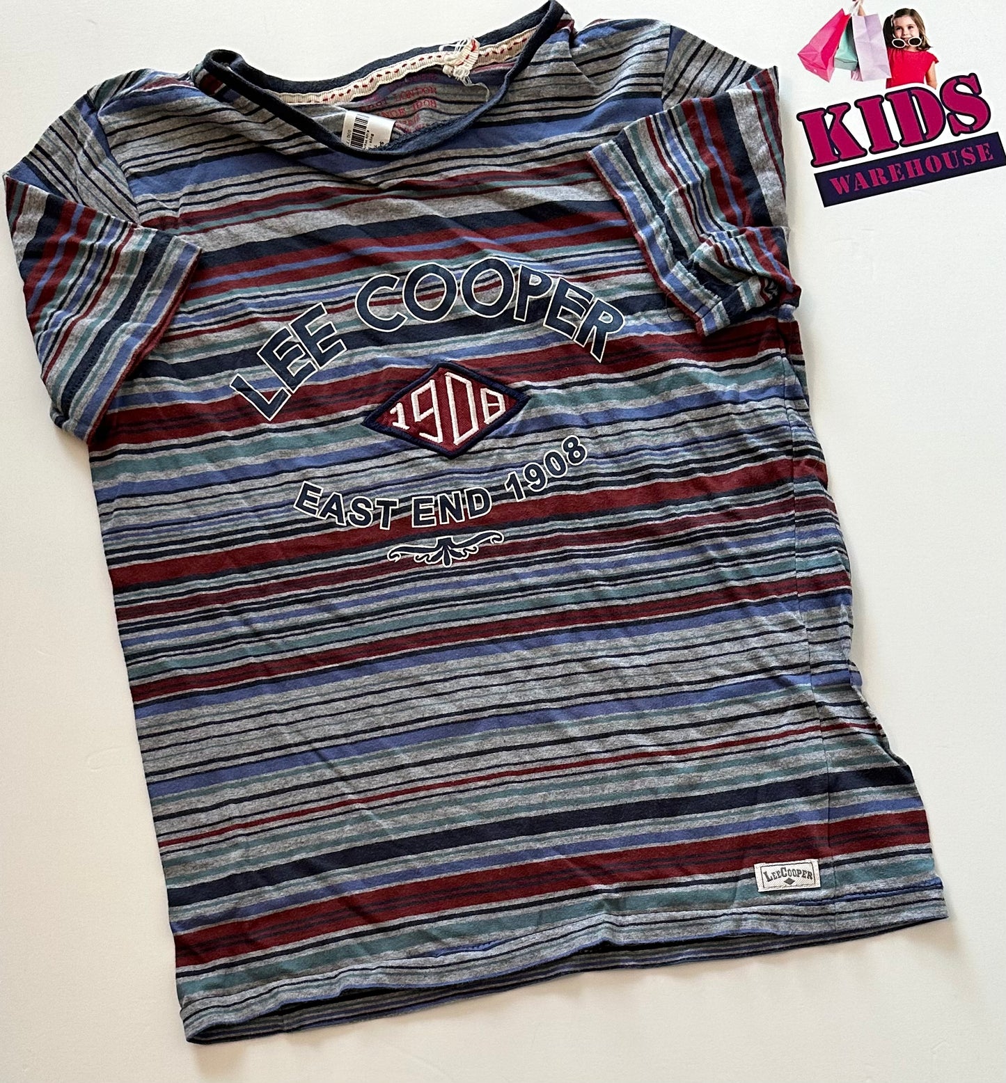 Lee Cooper Stripe Top Size 10