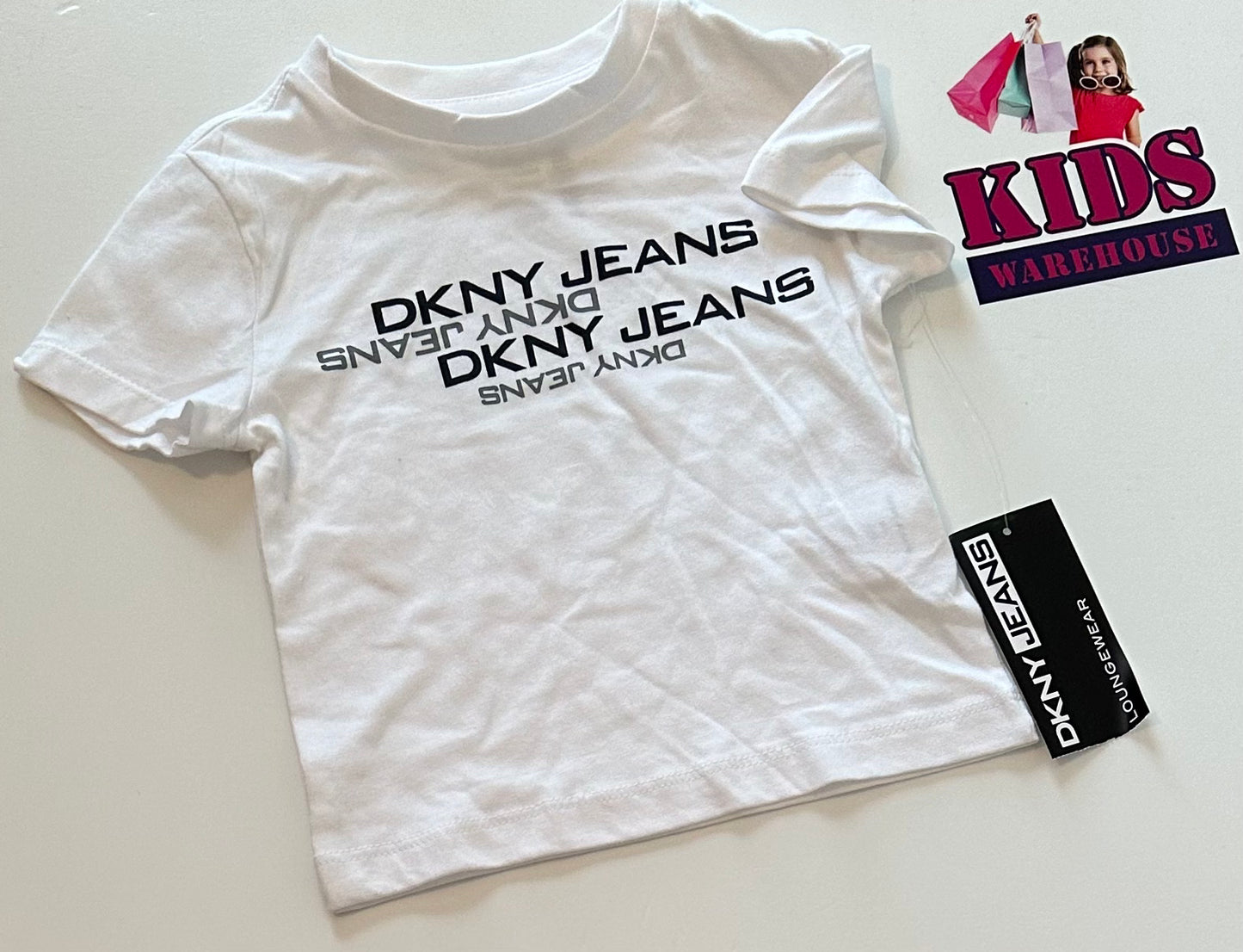 Dkny jeans discount white v neck