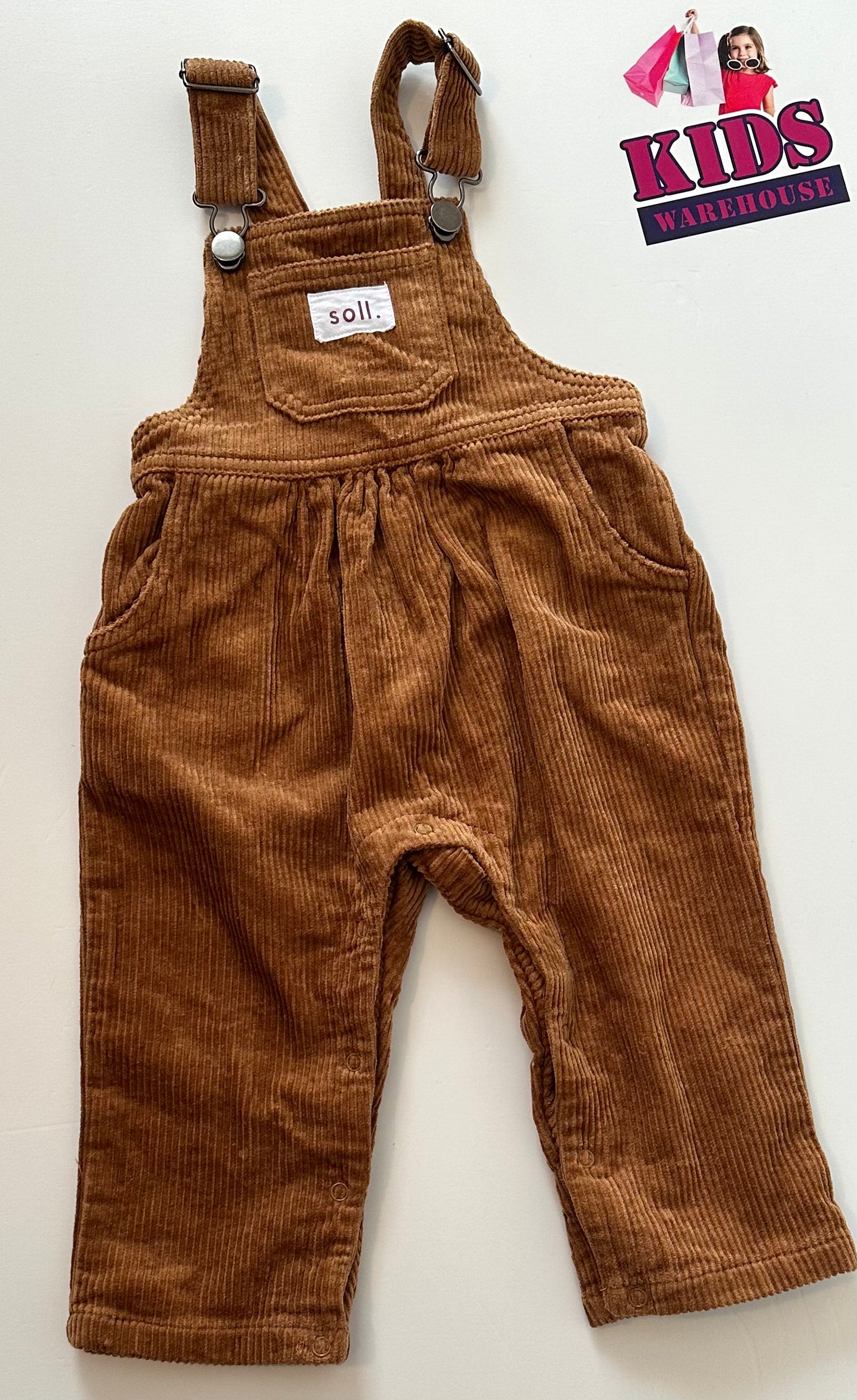 Soll the Label Corduroy Overalls Size 1 – Kids Warehouse AU