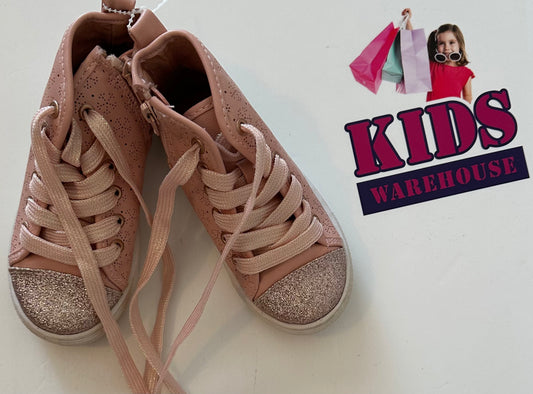 Milkshake Pink Glitter High Tops Size 5 (Toddler/Child)