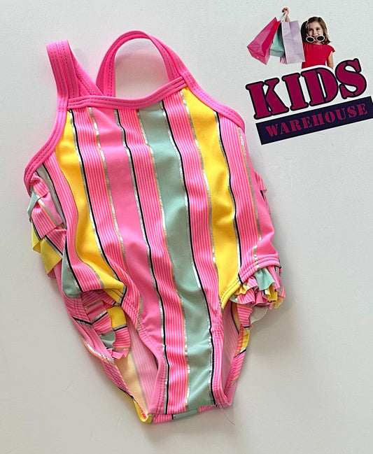 Pink Stripe Bathers Size 00