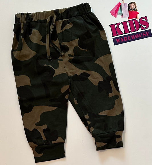 New Pat Pat Camouflage Trackpants Size 00