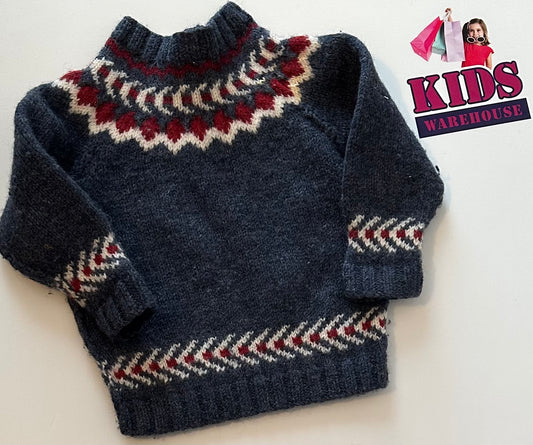 Knit Blue Jumper Size 1