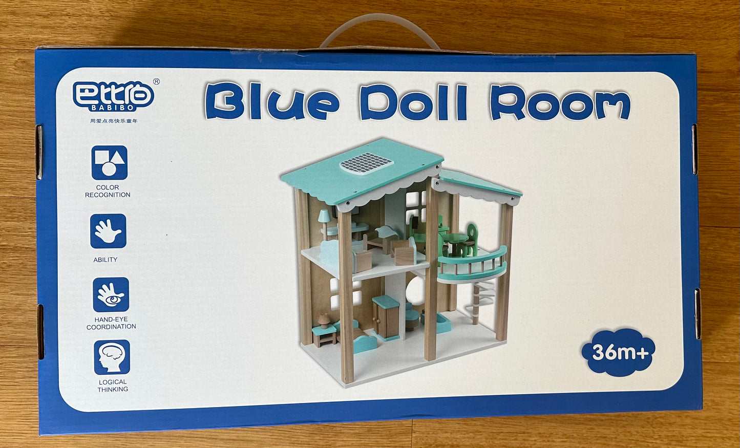 New Wooden May Doll House (House & Accessories)