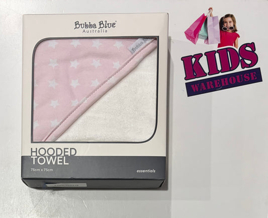 Not Used Bubba Blue Australia Pink Star Hooded Towel