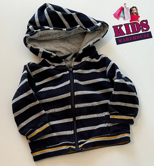 Ollie’s Place Stripe Zip Hoodie Size 0