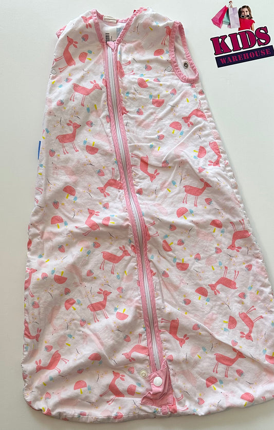 The Gro Company Pink Deer Print Growbag Size 000-00 Tog 1.0