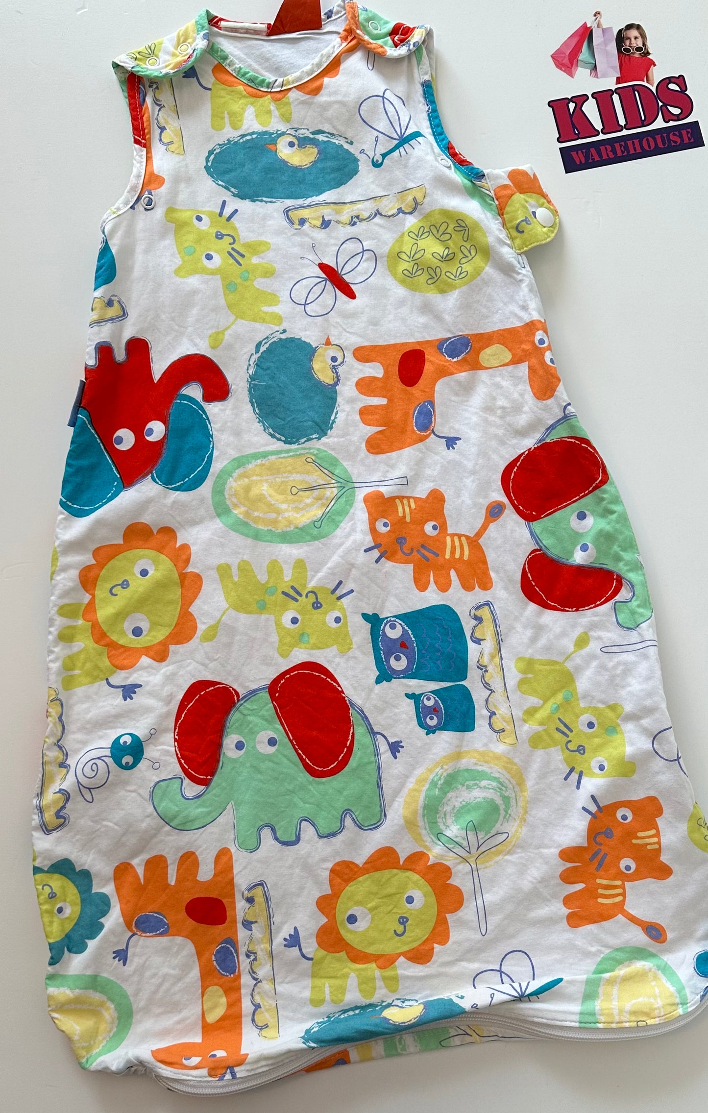 Grobag Animal Theme Size 0-6mths Tog 1.0