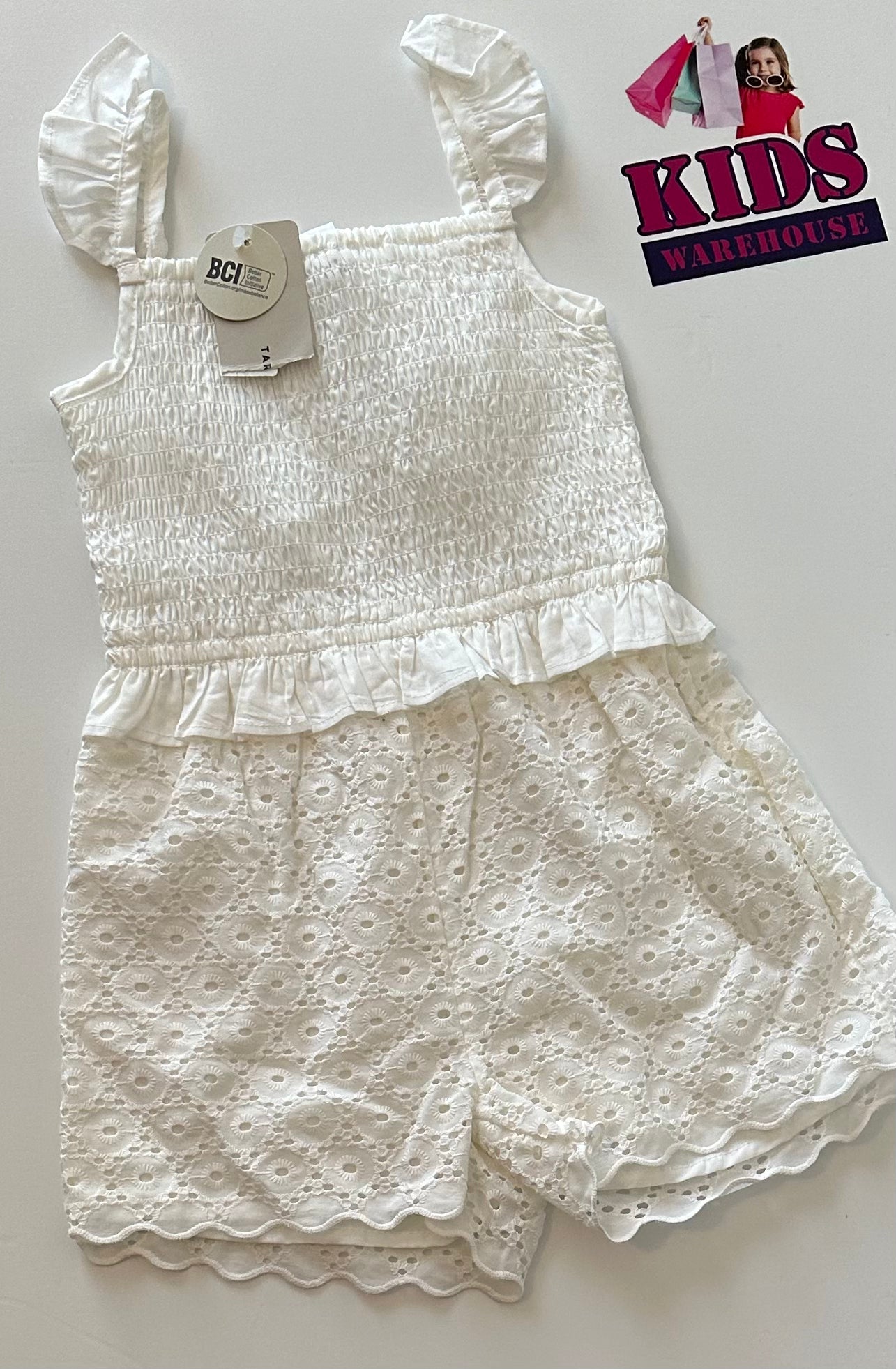 New Target Cream Lace Playsuit Size 3 Kids Warehouse AU