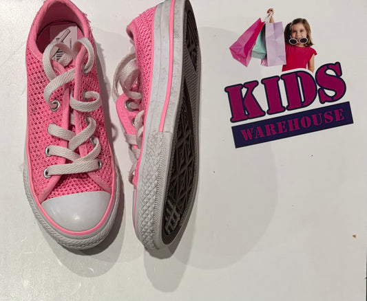 Converse Pink Runners Size US12/UK11.5 (Older Child)