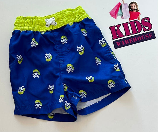 George Blue with Skull Print Shorts Size 0