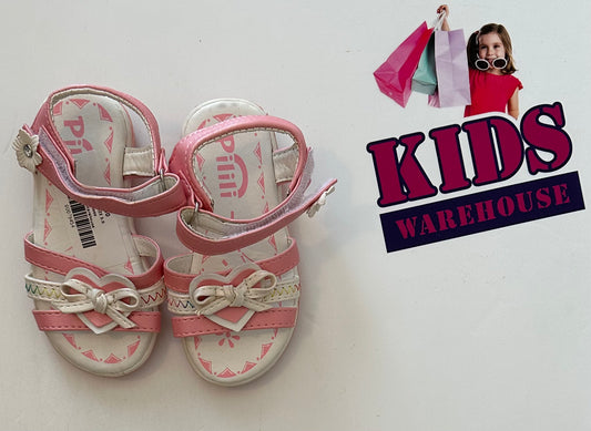 Pilili Pink & White Air Shock System Sandals Size 5.5 (Toddler)