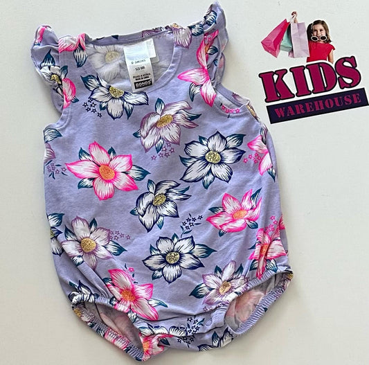 Bonds Purple Bodysuit Size 000