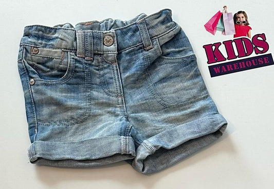 Next Blue Jean Shorts Size 2