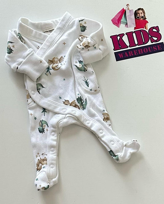 Premmie Baby Berry White Jumpsuit Size 00000