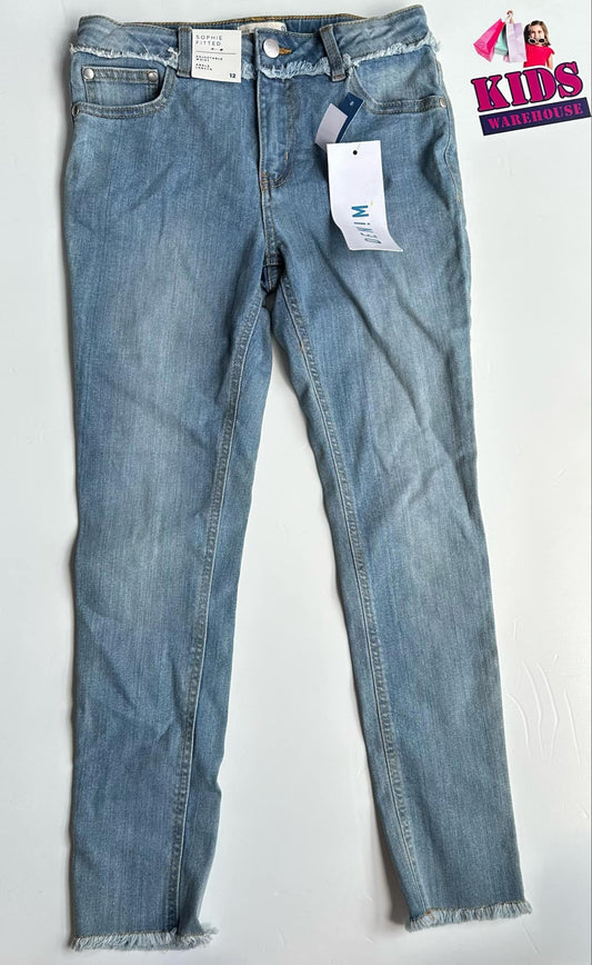 New Target Blue Jean Pants Size 12