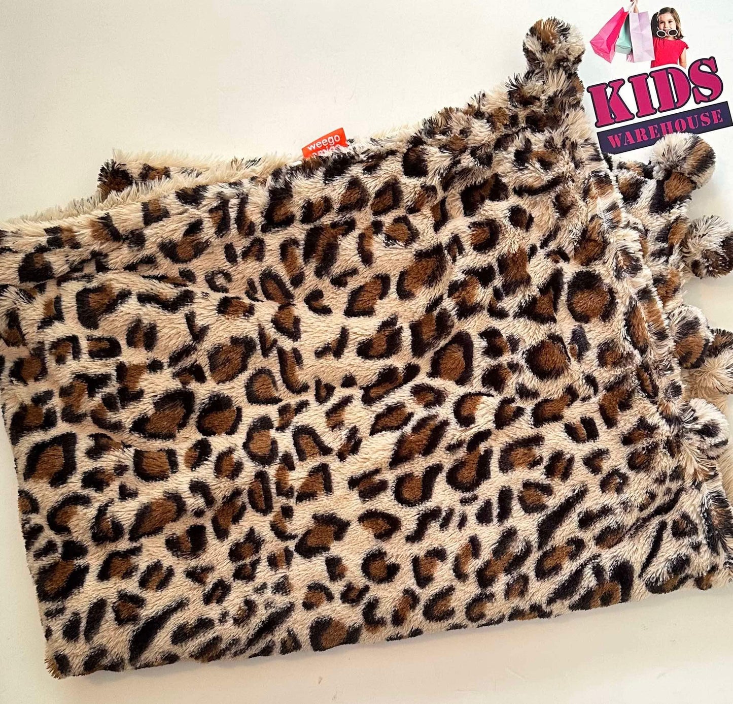 Weego Amigo Leopard Print Super Soft Blanket