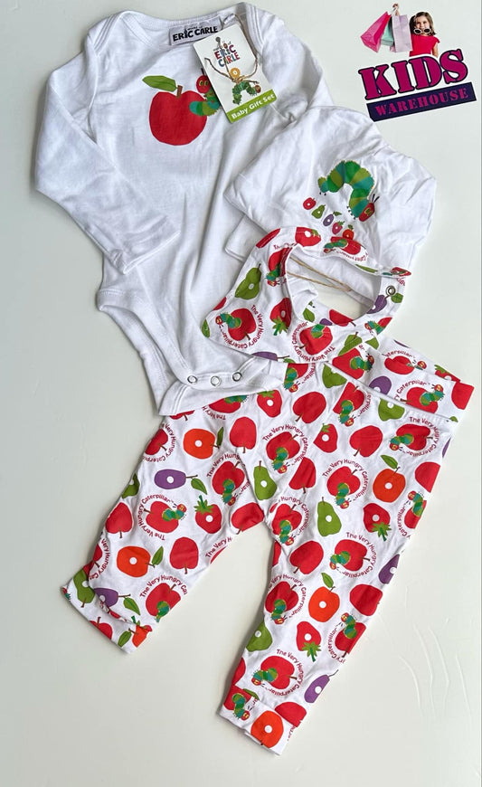 New World Of Eric Carle White & Red 2 Piece Set Size 0