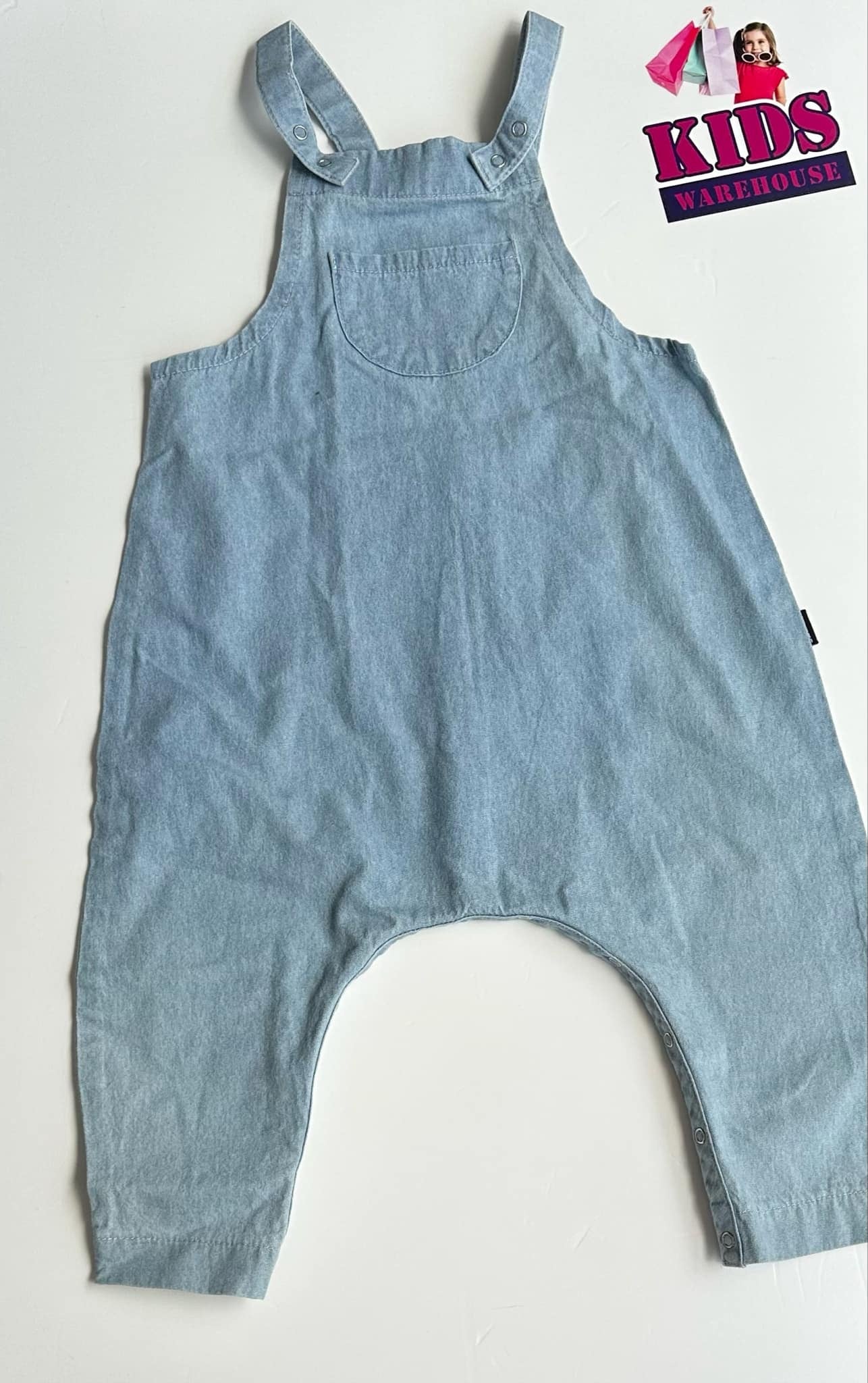 New Bonds Blue Overalls Size 1