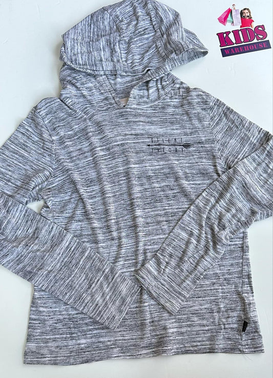 Silent Theory Grey Hoodie Size 8