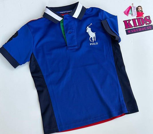 Polo Ralph Lauren Blue & Red Top Size 4