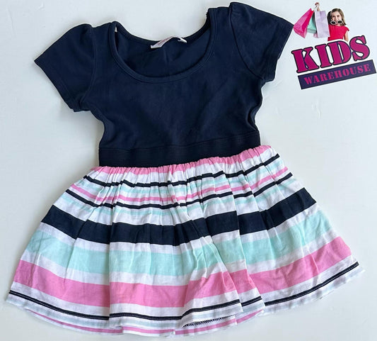 Designed With Love Blue & Pink Dress Size 1