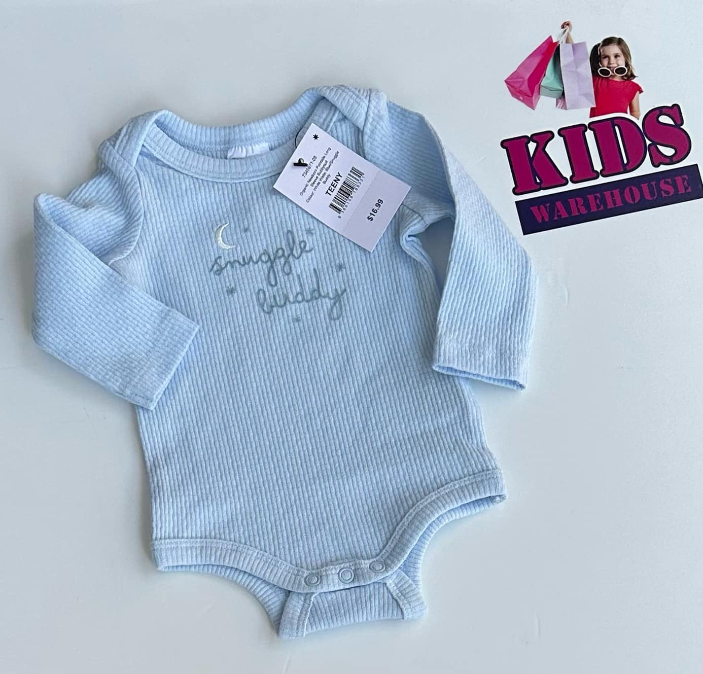 New Premmie Cotton On Blue Bodysuit Size 00000