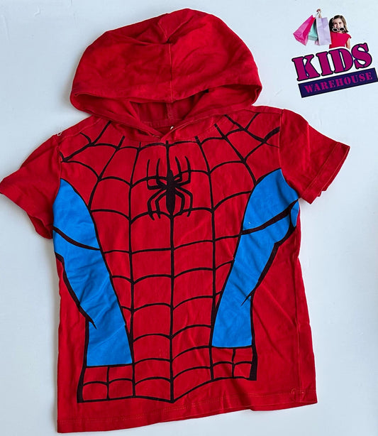 Marvel Red Spiderman Hoodie Size 5