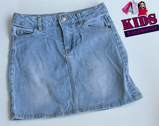 Target Blue Jean Skirt Size 6