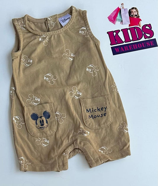 Disney Brown Overall Size 000