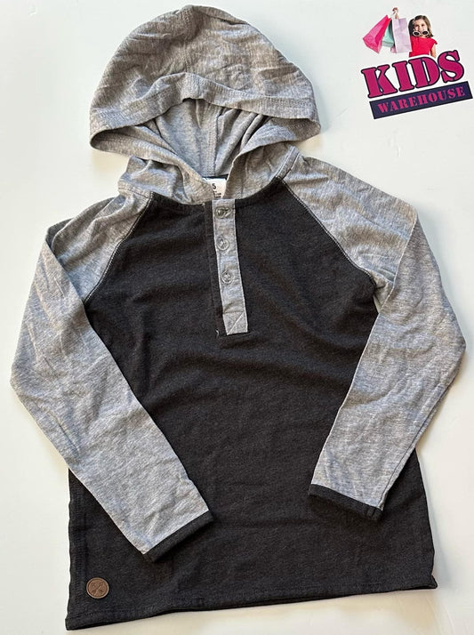 H&T Grey & Black Hoodie Size 5