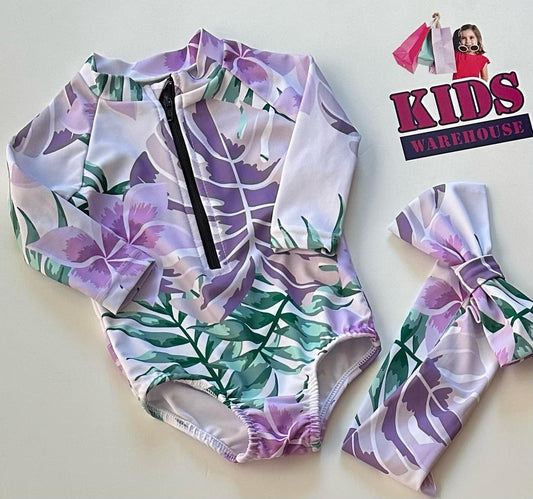 Pink & White 2 Piece Swimming Set Size 00