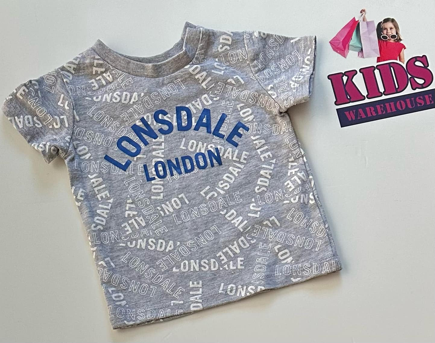 Lonsdale Grey Top Size 000