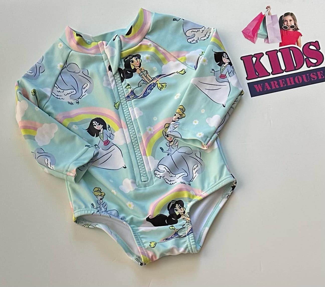 Disney Blue Swimming Bodysuit Size 000