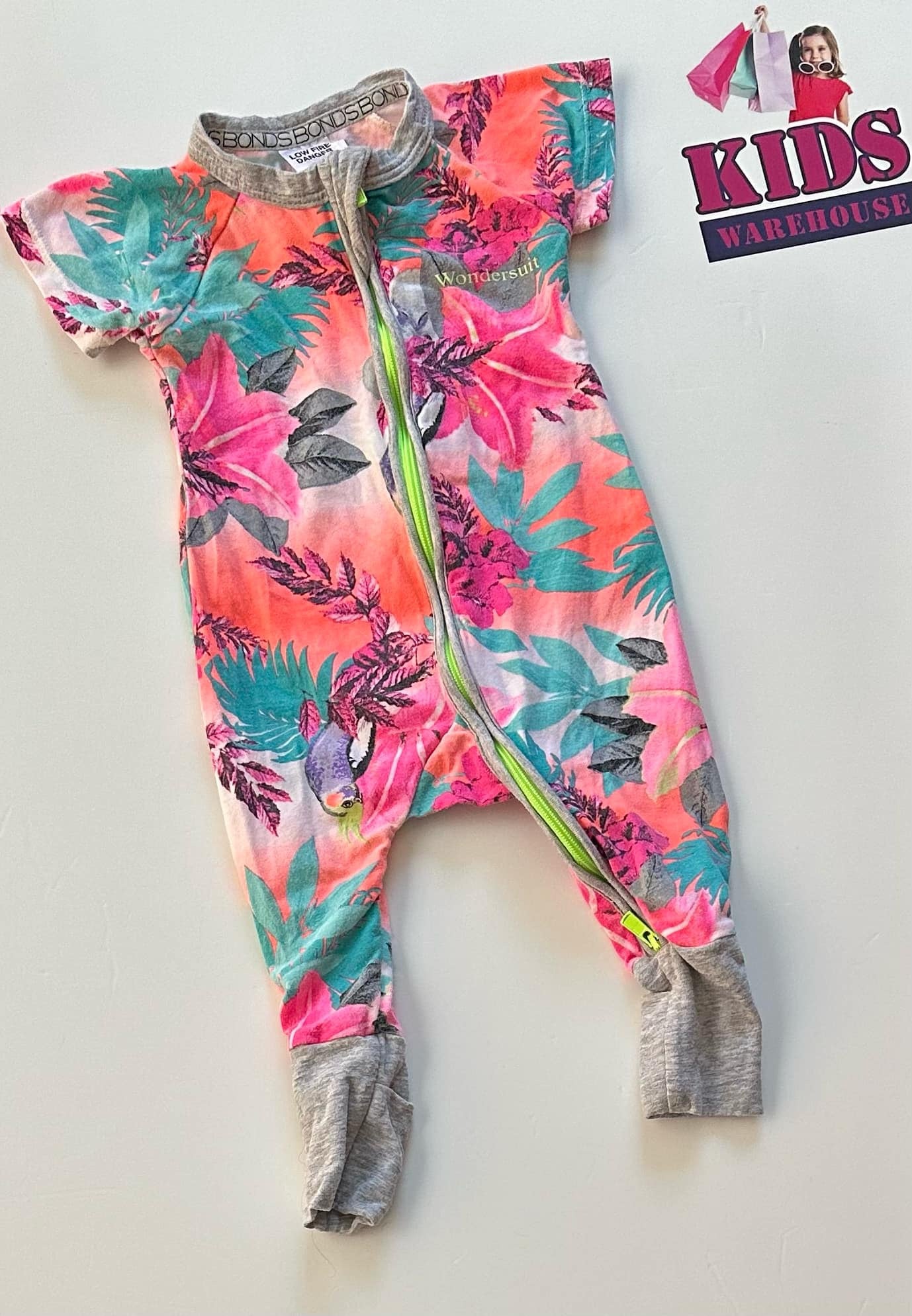 Bonds Pink & Blue Wondersuit Size 000